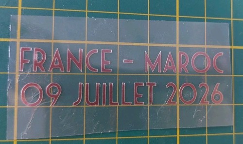 Patch thermo maillot - fff, no