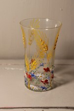 ANCIEN GOBELET  VERRE  DECOR