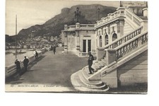 MONTE CARLO  ESCALIER DES NOUVELLES TERRASSES