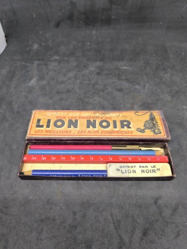 Plumier publicitaire lion noir - publicitaire,