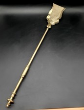 Ancien pelle pour cheminée en laiton, serviteur cheminée Grandry et Fils
