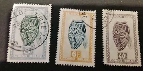 Congo belge timbres masques - timbres,