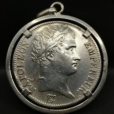 PENDENTIF 5 FRANCS ARGENT 1812