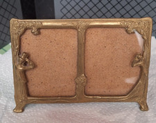 Double cadre photo ancien en