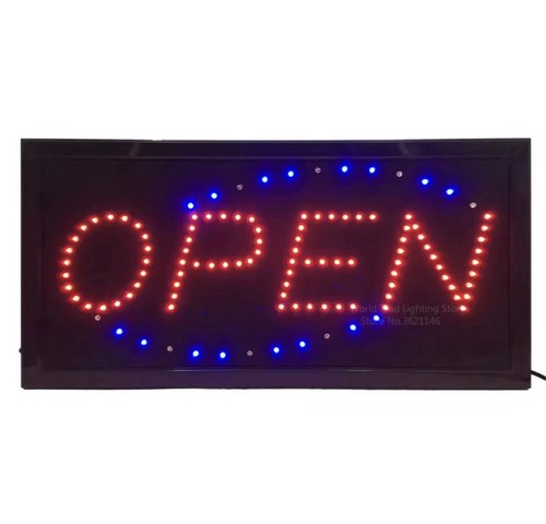 Enseigne lumineuse led - enseigne, open