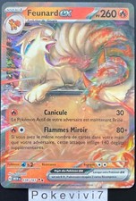 Carte Pokemon FEUNARD 038/165 EX Ultra Rare EV3.5 MEW 151 FR NEUF