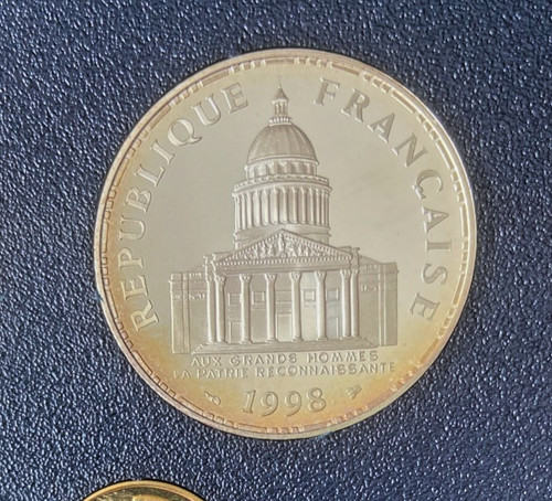 100 francs 1998 fdc sortie - francs, du