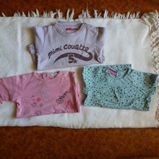 lot 3 sweats et t-shirts manches longues, fille 2 ans