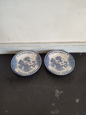 Deux coupelles Schweppes en faïence INDIAN TONIC