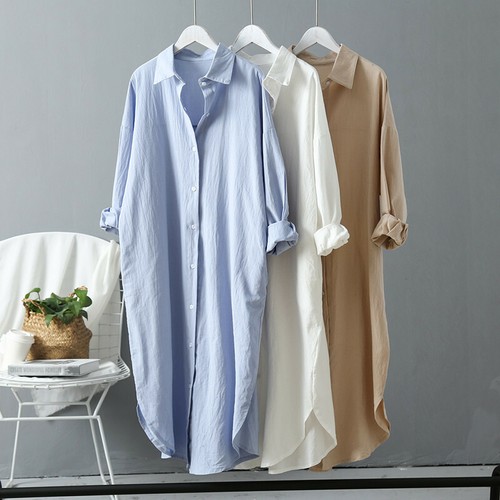 Femme shirts robe - t-shirts, boutonné