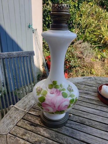 Lampe petrole ancienne en - a,