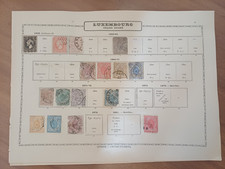 LUXEMBOURG  Grand Duché  2  Pages d album  ARTHUR MAURY  10 EME  Edition