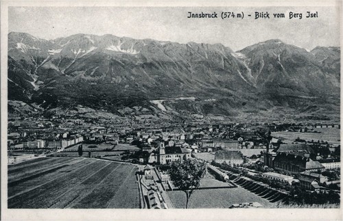 Cpa innsbruck blick vom - -,