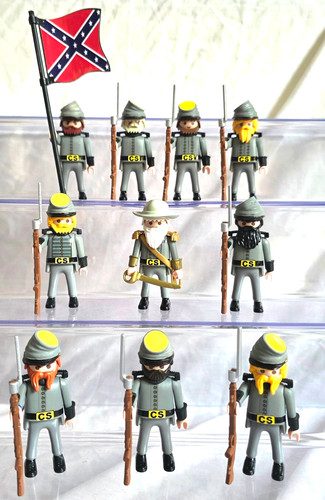 Playmobil soldats sudistes - playmobil,