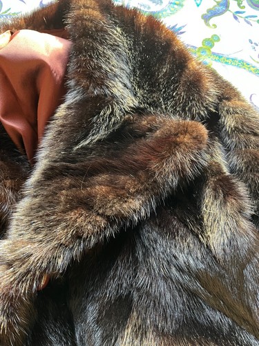 Manteau fourrure vison - manteau,
