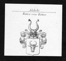 Environ 1820 Écu De Chevalier