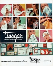 Publicité Advertising 099  1967  Tissgar  le mouchoir de France