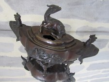 XIX  Brûle-parfum en bronze