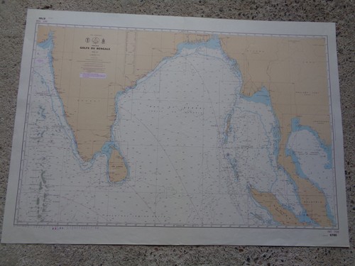 Carte marine golfe du - /,