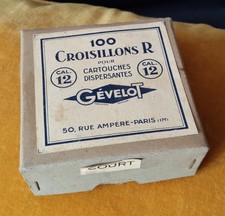 Ancienne Boîte 100 Croisillons Gévelot - Chasse