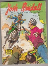 JOSH RANDAL  AU NOM DE LA LOI   N°  24 DE OCTOBRE 1965 TELE SERIE JAUNE