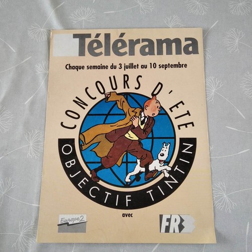 Affiche presse tintin - affiche, bd