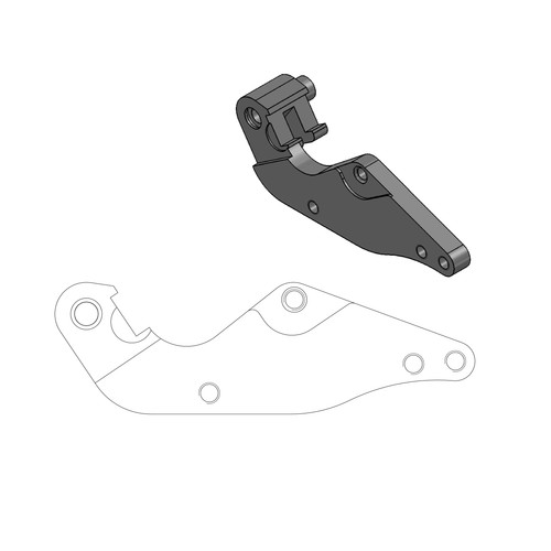Adaptateur disque frein - de, de