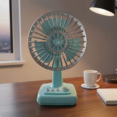 Ventilateur table rétro - ventilateur, de