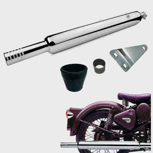 Silencieux long chrome pour - long,