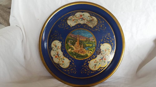 Ancien plateau tole peinte - plateau,