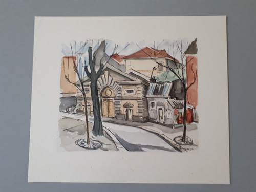 Reproduction aquarelle les - ",