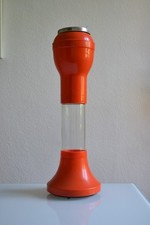 lampe sur pied Floor lamp vintage space age plastique orange 1960 1970