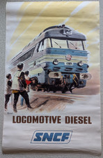 Affiche - SNCF - Locomotive