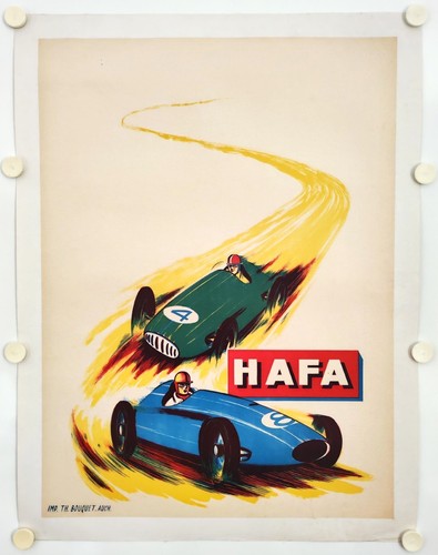 Affiche course automobile - affiche, hafa
