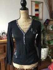 Haut Soggo Taille imprimé XL/38/40 (il est plutôt M) laine mélangée comme  neuf 