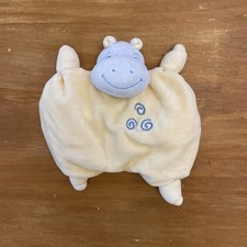Doudou Semi plat hippopotame