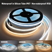 5m Ruban LED COB LED Bande Lumineuse 384LED/m Étanche Flexible Bande Lumière