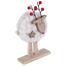 Nouveau Nordique de NoëL en Bois Feutre de Laine DéCoration de NoëL  3202