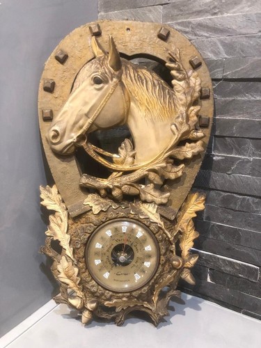 Baromètre vintage fer - , à