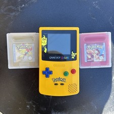 Nintendo Game Boy Color  Édition Pokémon Avec Jeux Pokémon 