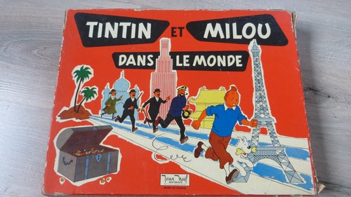Jeu vintage tintin - jeu, milou