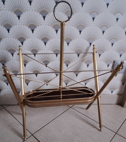 Ancien porte revues pliable - ancien, porte-revues