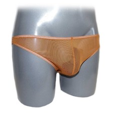 Slip brillant transparent (XL)