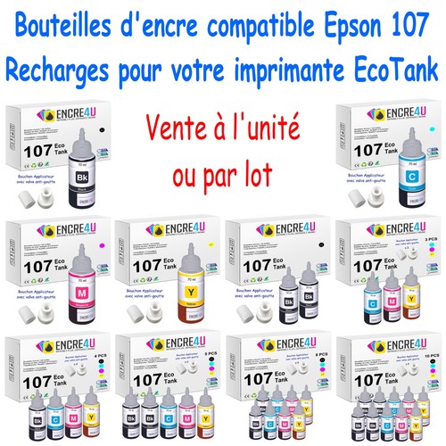 Bouteilles encre compatible - bouteilles, d'encre