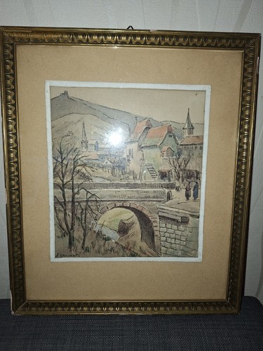 Tableau peintre alsacien - peintre,
