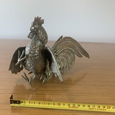 CoQ De Combat En Métal Statuette 25 Cm  1,3 Kg Ref GO 