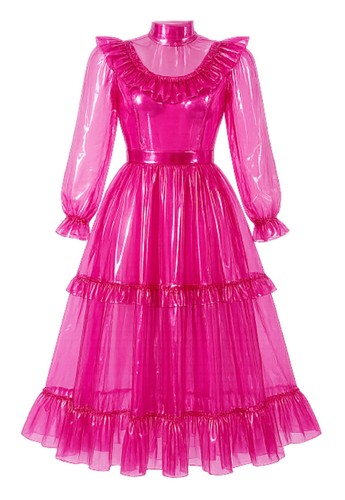 Frilly long sissy - long,
