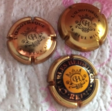 3 capsules de champagne