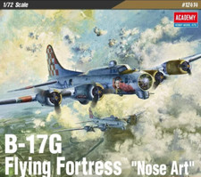 Maquette d'avion en plastique Academy 1/72 B-17G Flying Fortress "Nose Art"...