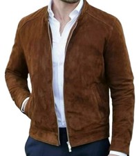 Blouson de motard bomber en